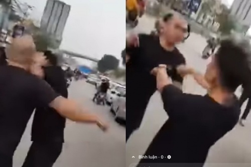 Người đàn ông đánh người trước bệnh viện Bạch Mai là ai?